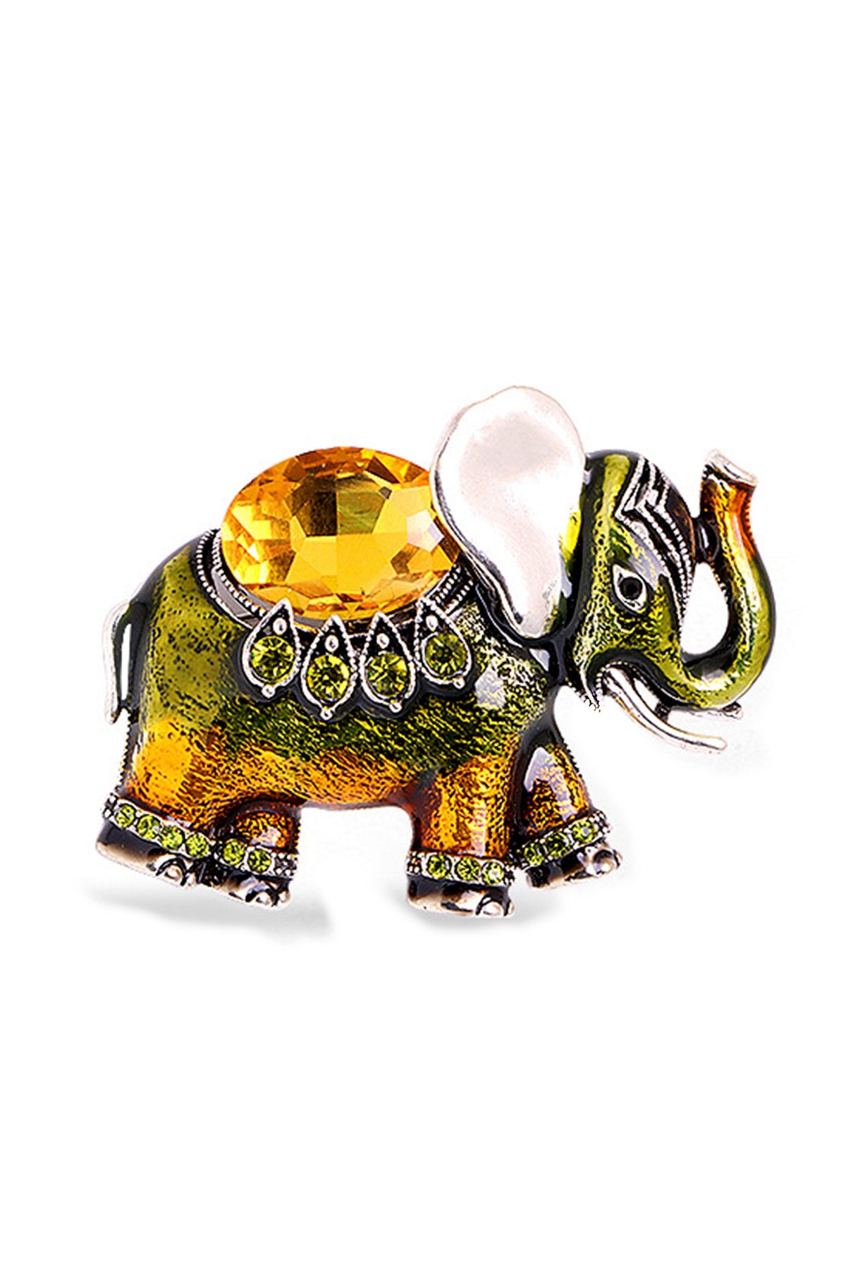 Elephant Alloy Brooch PA3453