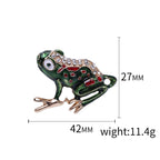 Frog Rhinestone-Embellished Alloy Brooch PA3486 - view 3