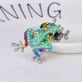 Frog Rhinestone Brooch PA3487