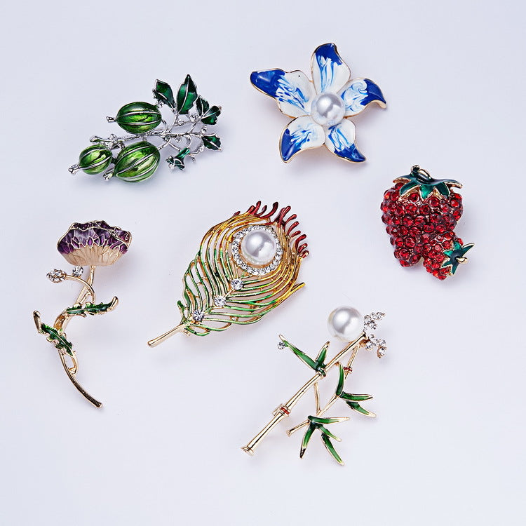 Watermelon Alloy Brooch PA3488