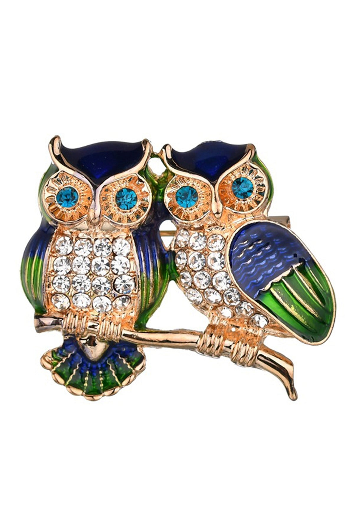 Owls Brooch PA3489 - view 3