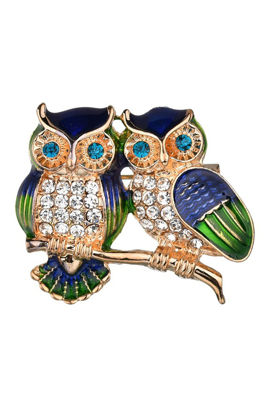 Owls Brooch PA3489