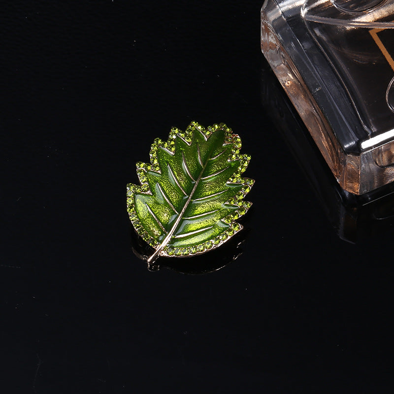 Leaf Alloy Brooch PA3497