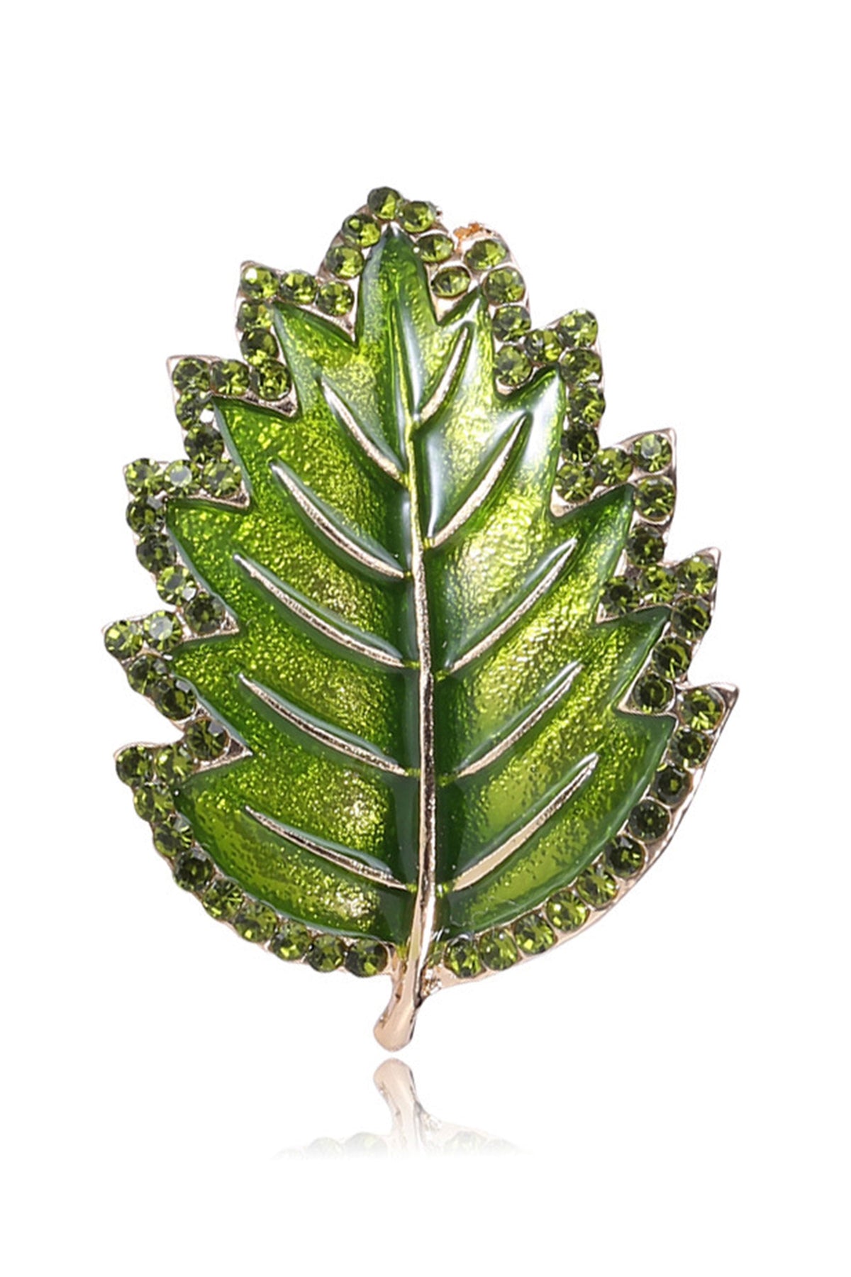 Leaf Alloy Brooch PA3497