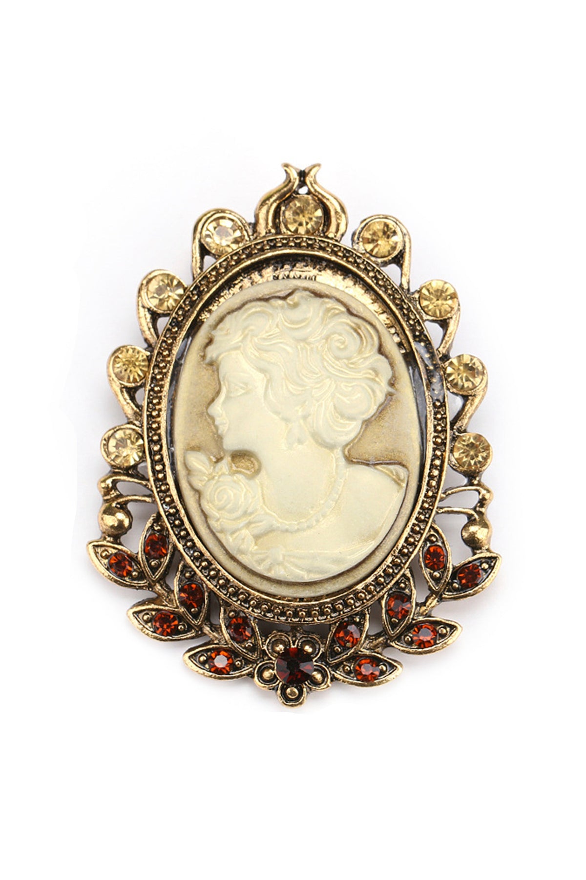 Baroque Portrait Brooch PA3500
