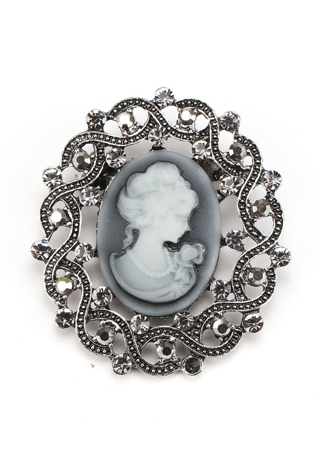 Baroque Portrait Brooch PA3502