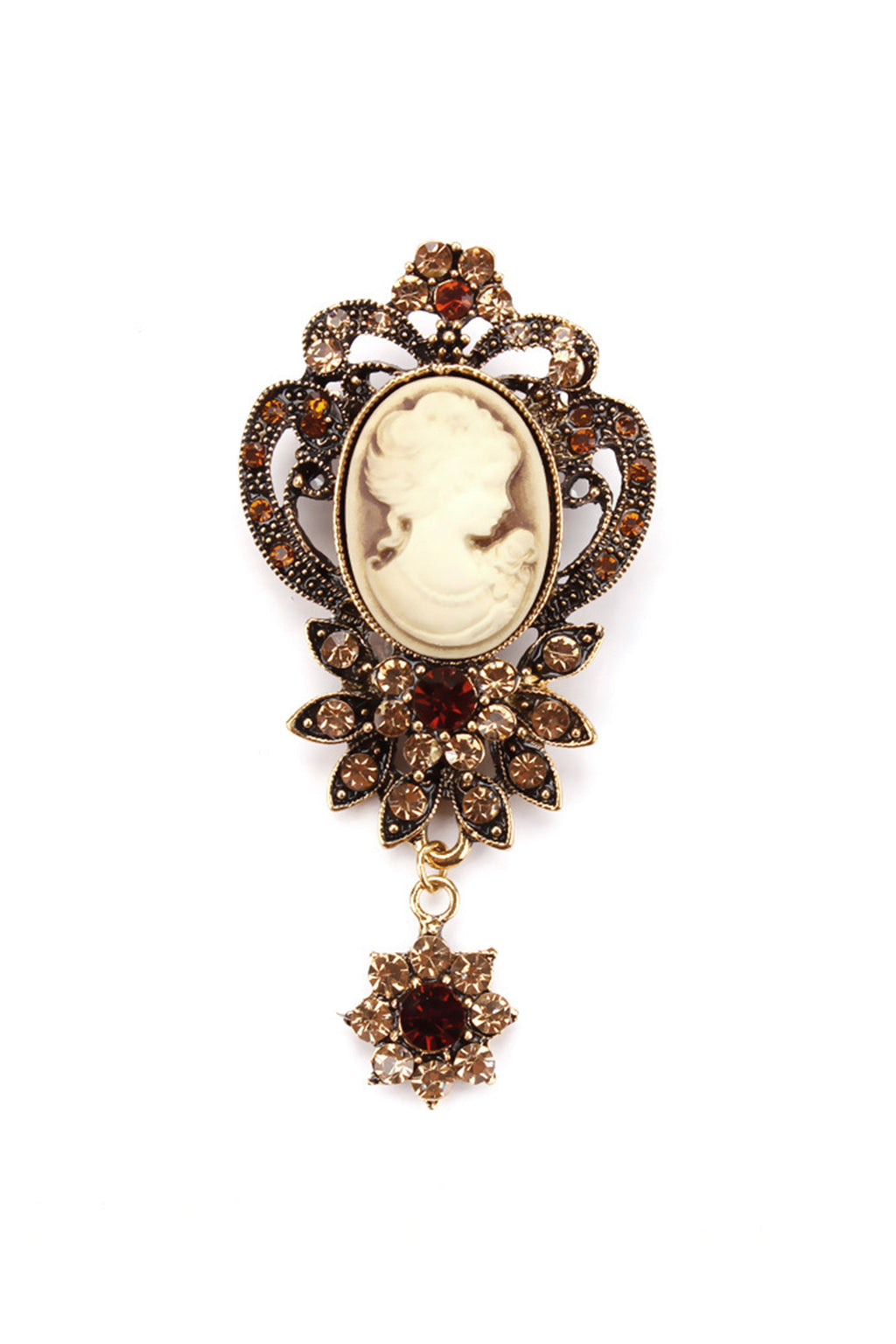 Baroque Portrait Brooch PA3503