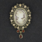 Baroque Portrait Brooch PA3504