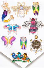 Mermaid Pearl Alloy Brooch PA3508