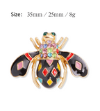 Bee Rhinestone Brooch PA3520