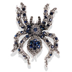 Alloy Rhinestone Spider Brooch PA3521