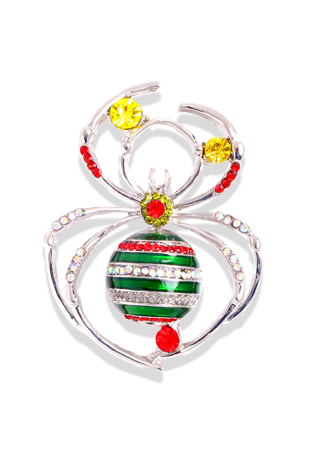 Spider Rhinestone Brooch PA3523