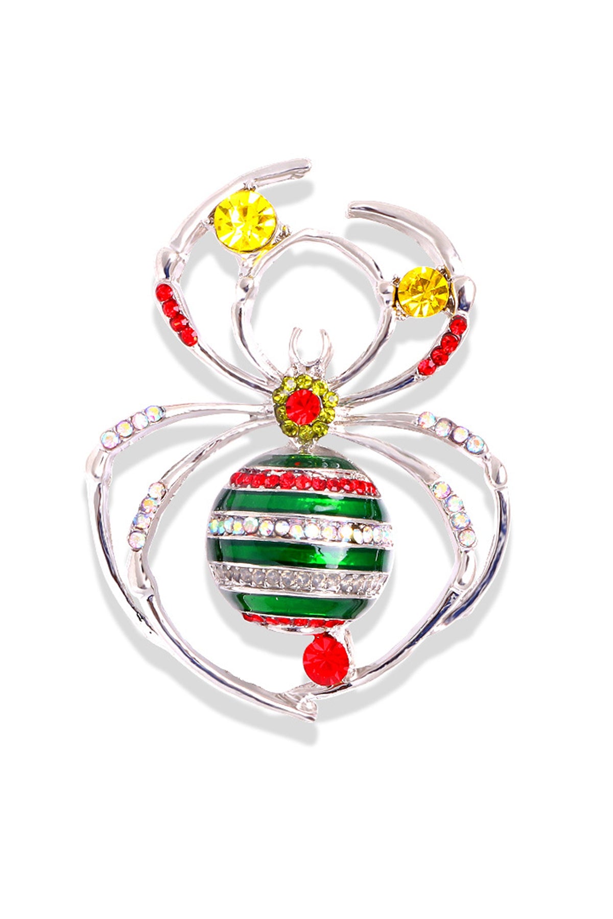 Spider Rhinestone Brooch PA3523