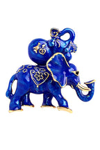 Elephant Alloy Brooch PA3526