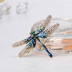 Dragonfly Pearl Alloy Brooch PA3530