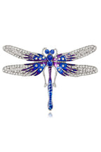 Dragonfly Pearl Alloy Brooch PA3530