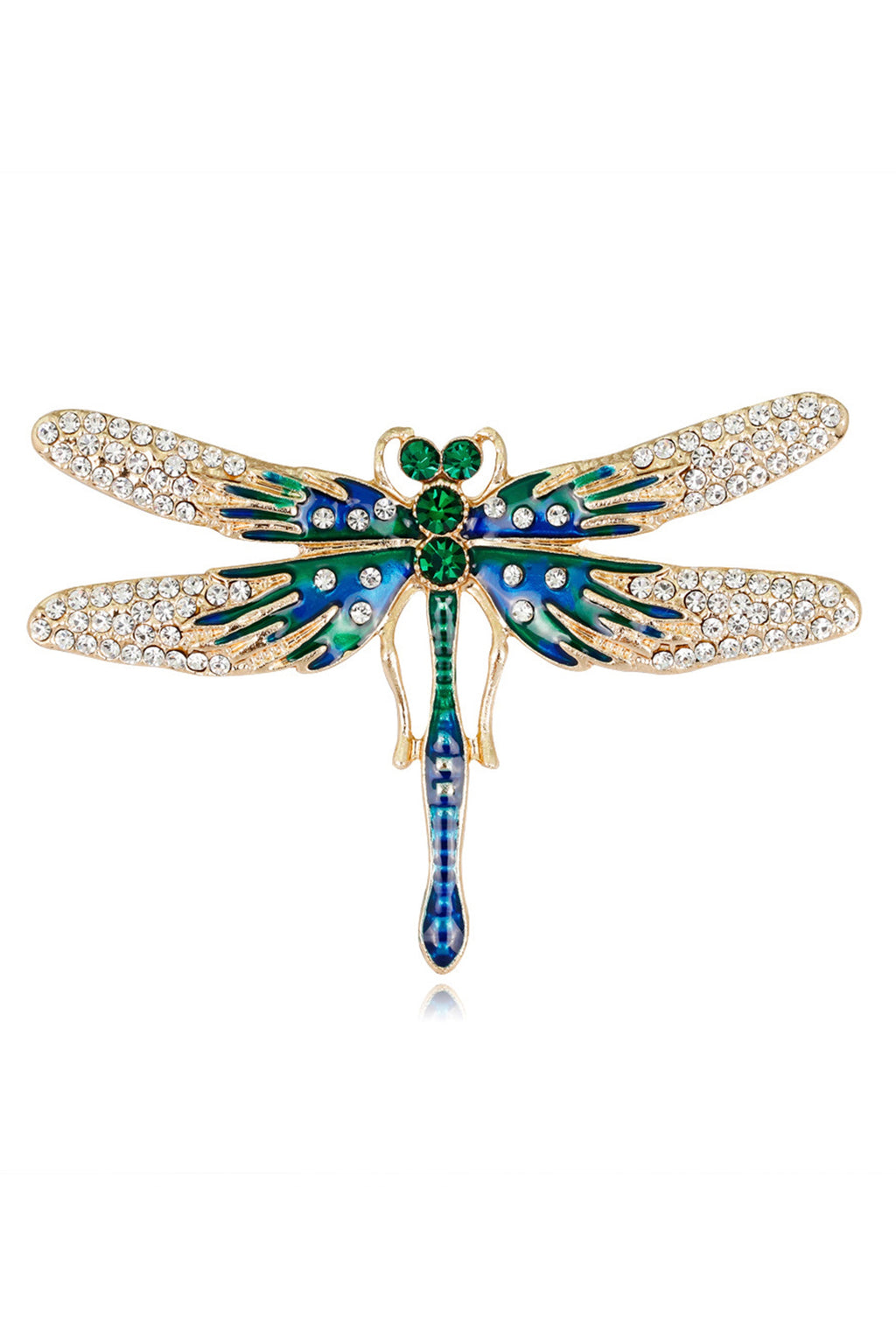 Dragonfly Pearl Alloy Brooch PA3530