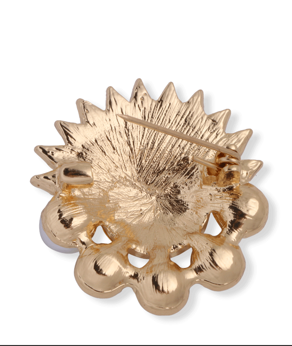 Sun Pearl Brooch PA3563