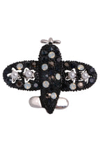 Plane Rhinestone Brooch PA3566