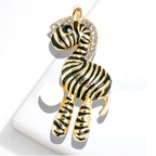 Zebra Alloy Brooch PA3567