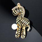 Zebra Alloy Brooch PA3567