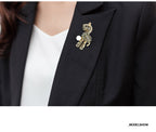 Zebra Alloy Brooch PA3567