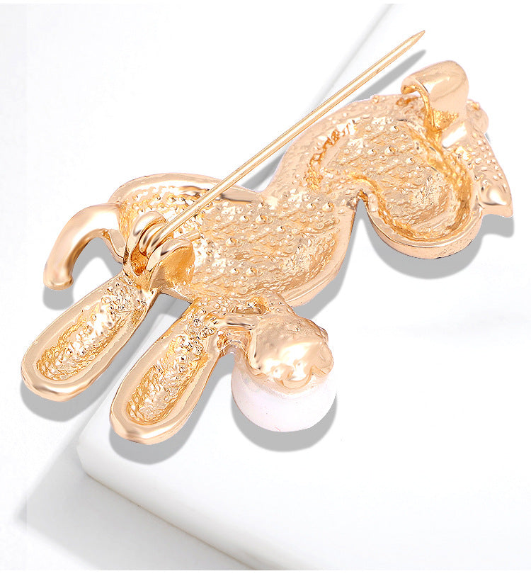 Zebra Alloy Brooch PA3567