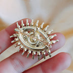 Evil Eye Rhinestone Brooch PA3615 - view 4