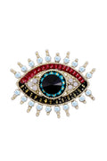 Evil Eye Rhinestone Brooch PA3615 - view 3