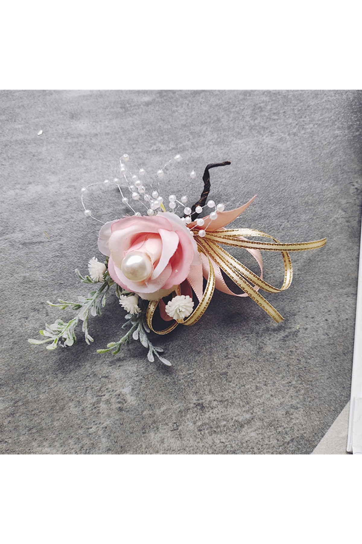 Handmade Floral Fabric Brooch PA3623