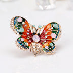 Multicolor Butterfly Brooch PA3635 - view 3