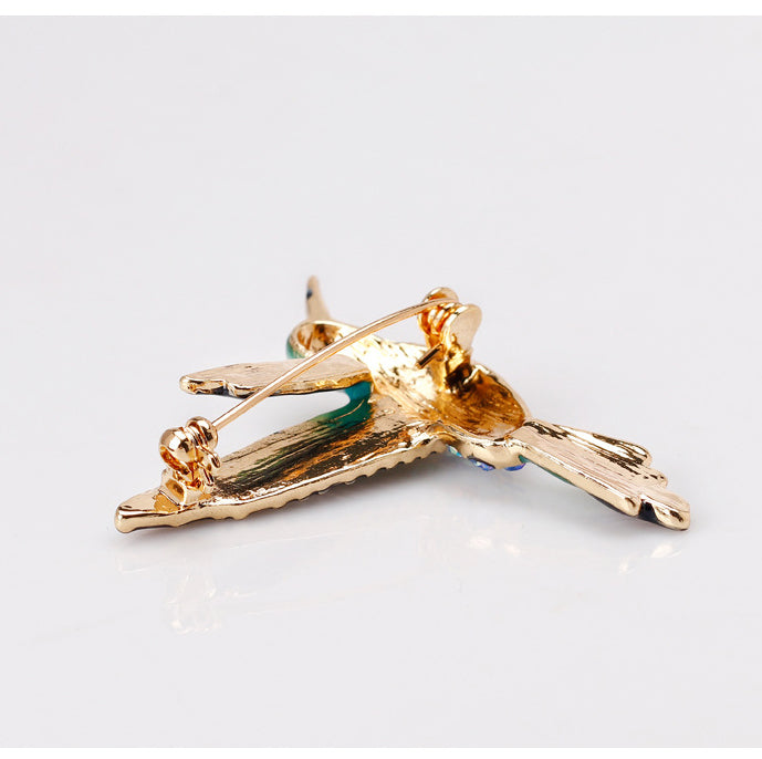 Bird Rhinestone Brooch PA3636 - view 5