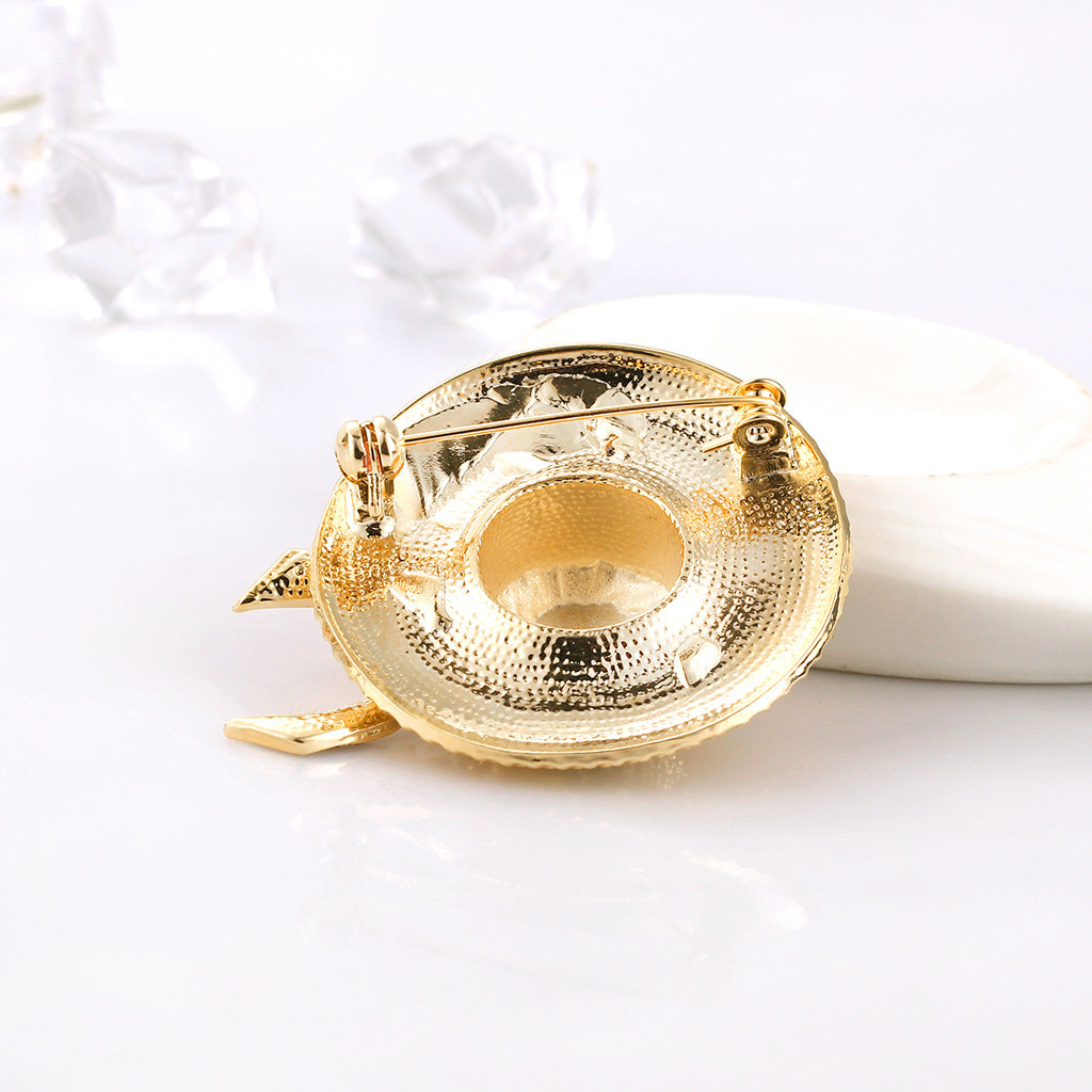 Flower Hat Brooch PA3639