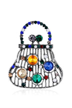 Handbag Rhinestone Brooch PA3654