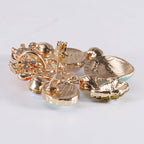 Alloy Crystal Shell Brooch PA3670