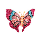 Butterfly Rhinestone Brooch PA3685