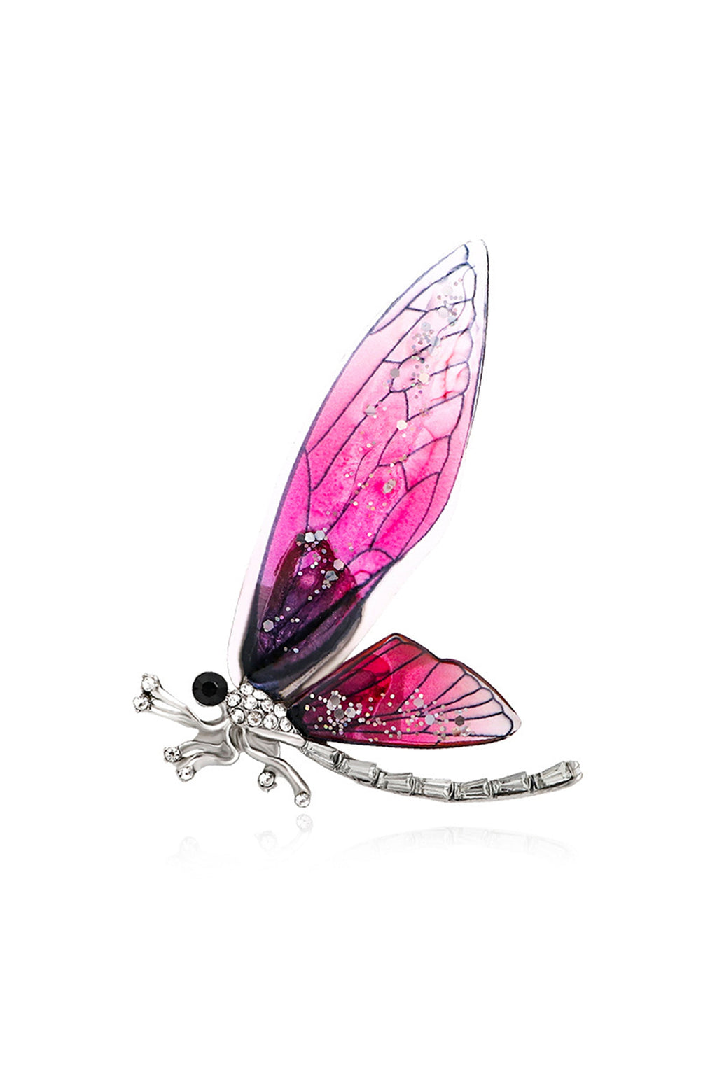 Dragonfly Rhinestone Brooch PA3692