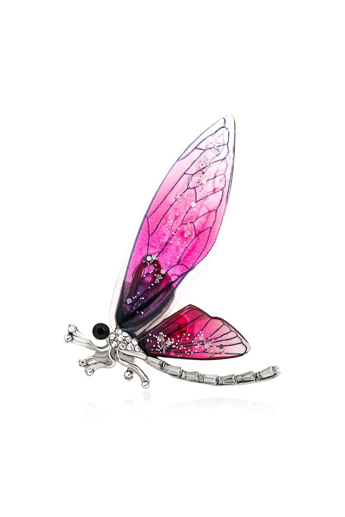 Dragonfly Rhinestone Brooch PA3692