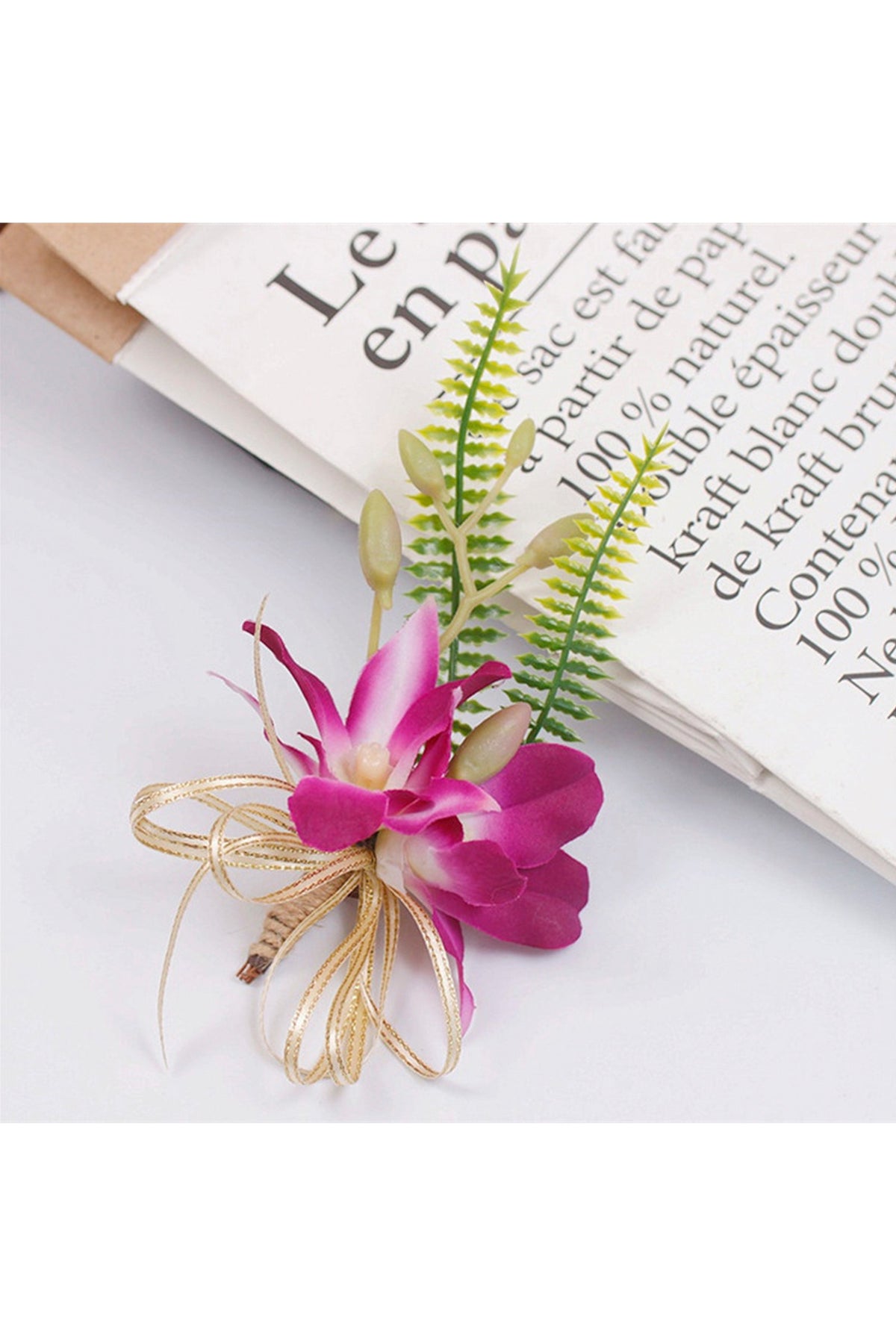 Floral Flannelette Brooch PA3712