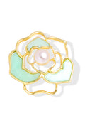 Floral Alloy Brooch PA3759 - view 2