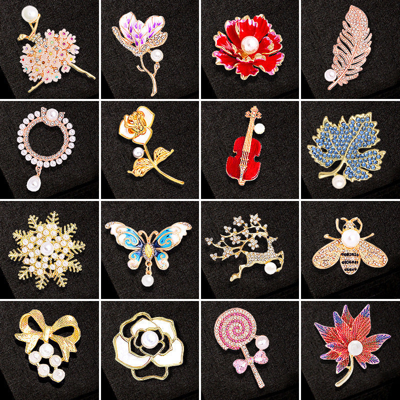 Butterfly Rhinestone Brooch PA3760