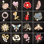 Butterfly Rhinestone Brooch PA3760