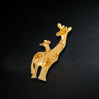 Giraffe Alloy Brooch PA3768