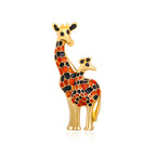 Giraffe Alloy Brooch PA3768