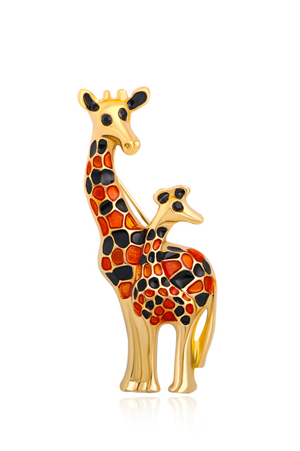 Giraffe Alloy Brooch PA3768