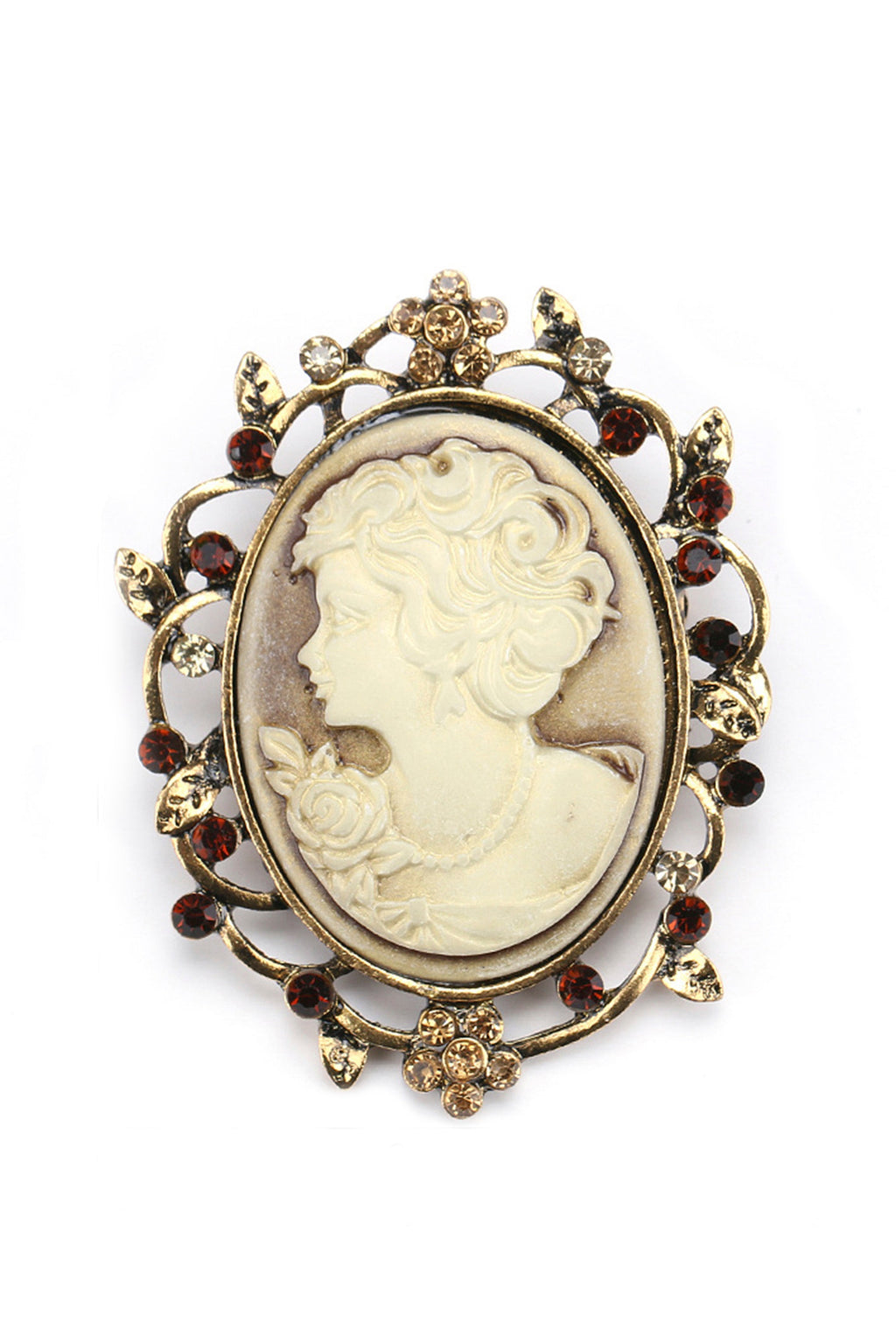 Baroque Portrait Brooch PA3778 - view 3