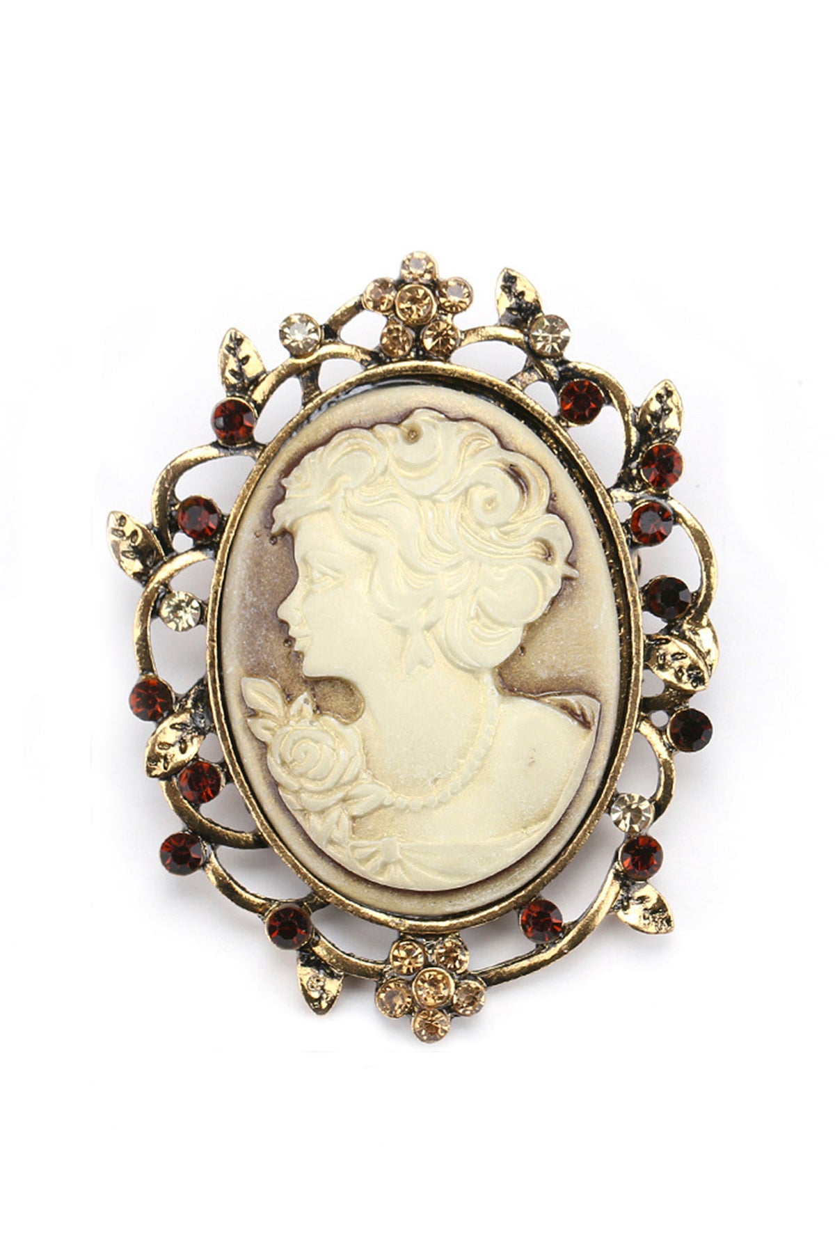 Baroque Portrait Brooch PA3778 - view 3