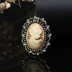 Baroque Portrait Brooch PA3784