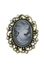 Baroque Portrait Brooch PA3784