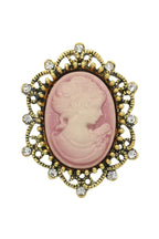 Baroque Portrait Brooch PA3784
